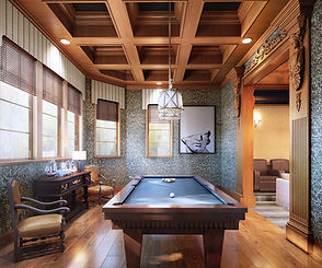 Billiard Room Rendering