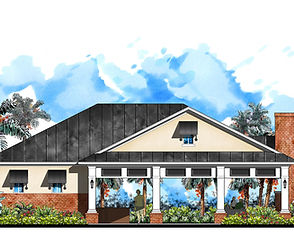 Pavilion Elevation Rendering