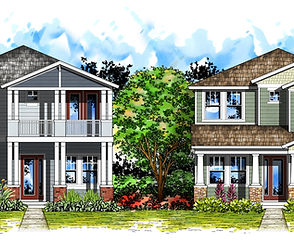 Elevation Streetscape Rendering