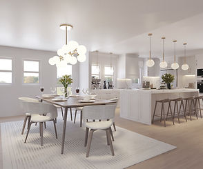 Dining/Kitchen Rendering