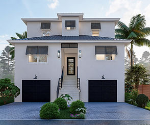Ross Beach House Elevation Rendering 030724
